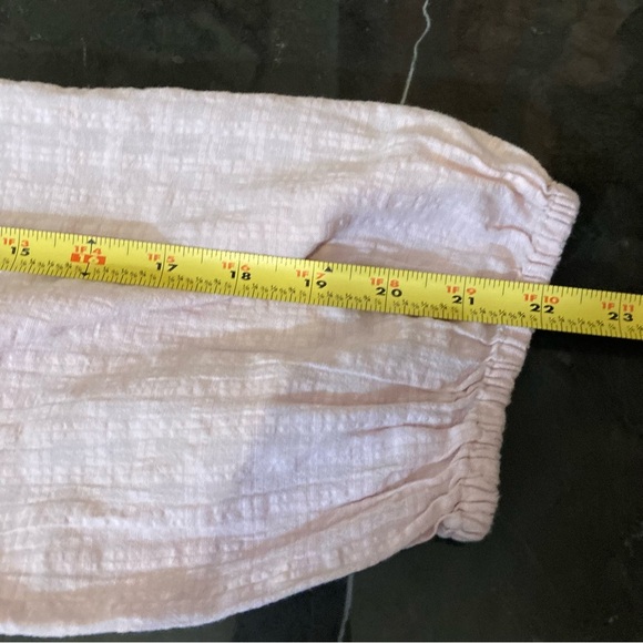 GAP Women’s Light Pink Blouse Three-Quarter Sleeve Button-Front Top Size Medium - Picture 12 of 12